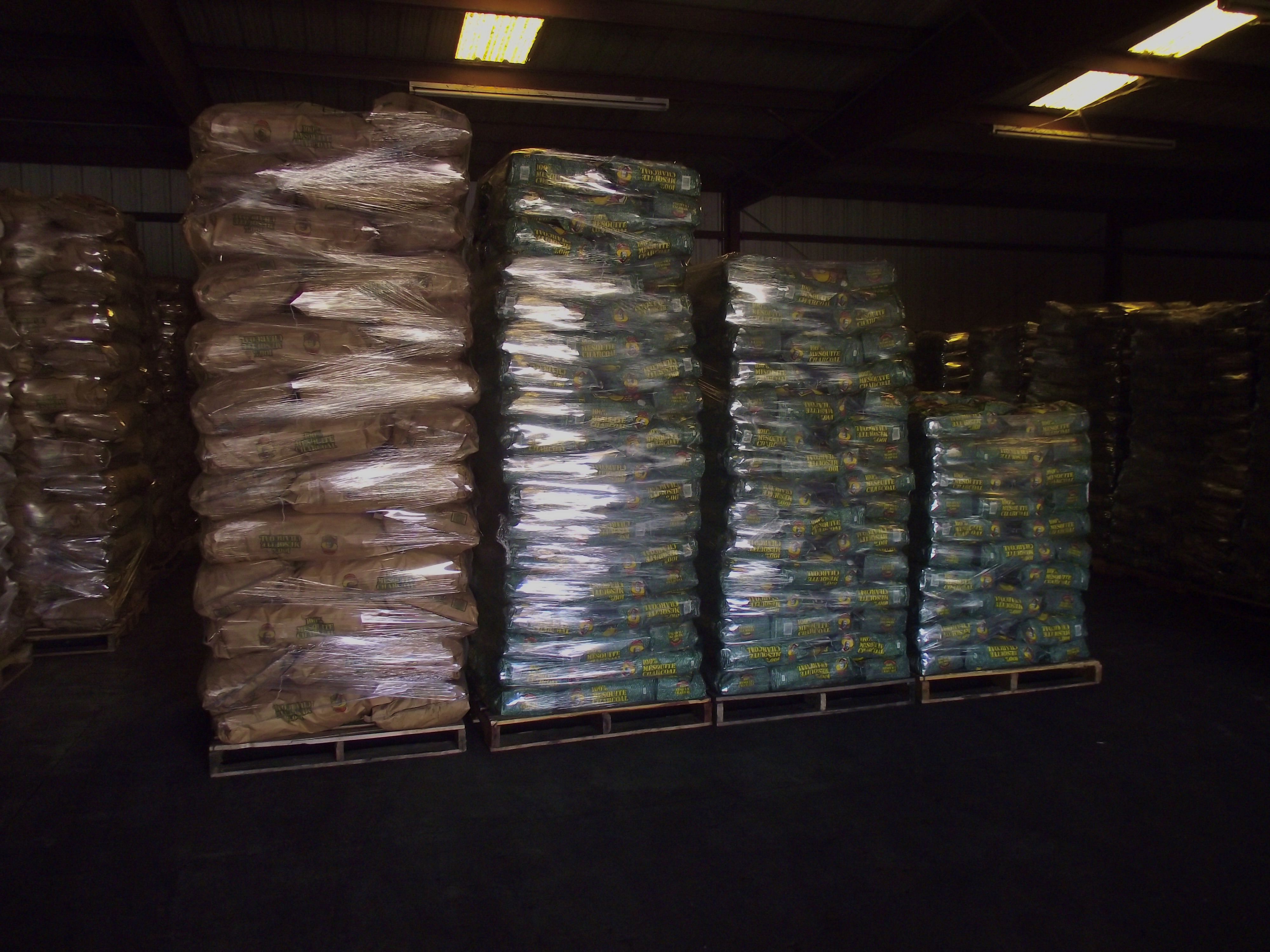 All pallet configurations ready for shipping